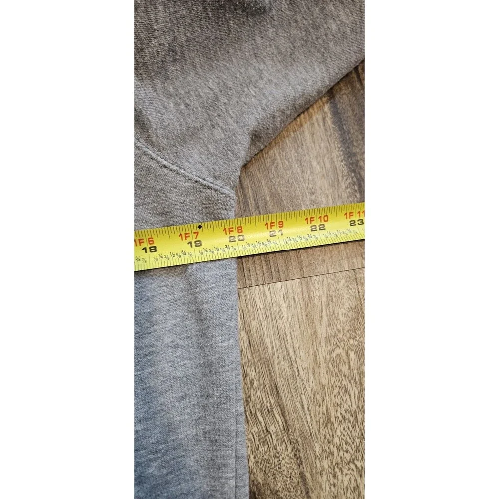 US Polo Assn Men's Small Heather Gray Hooded Jacket Zip Up Hoodie